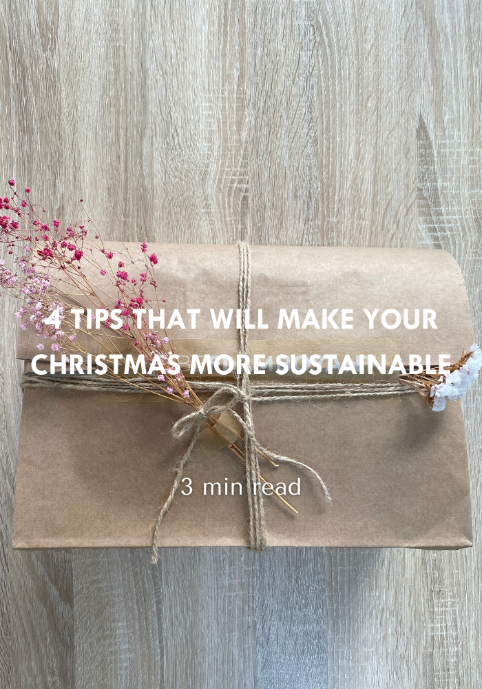 4 tips that will make your Christmas more sustainable.