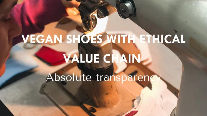 VEGAN SHOES WITH ETHICAL VALUE CHAIN