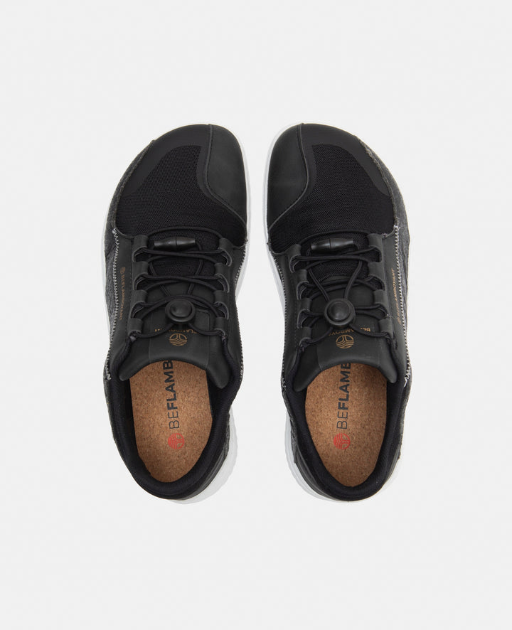 Minimal Black Vegan Barefoot Sneakers