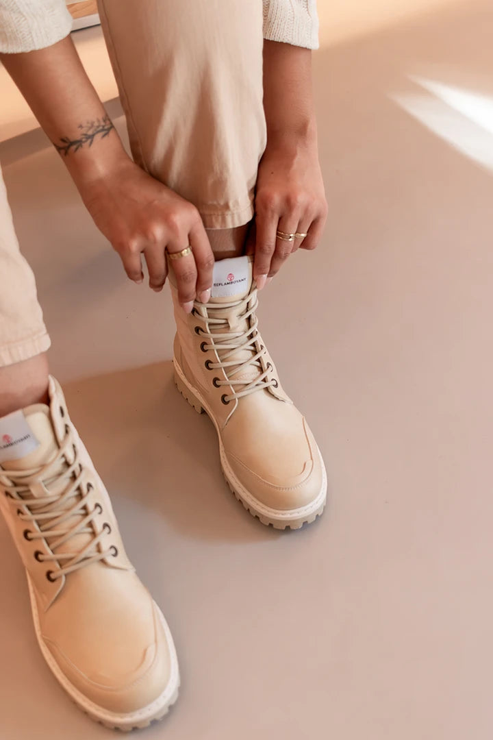 MODELS_WEARING_BEIGE_COCO_HIGH_TOP_VEGAN_BOOTS_VERY_CLOSE_VIEW