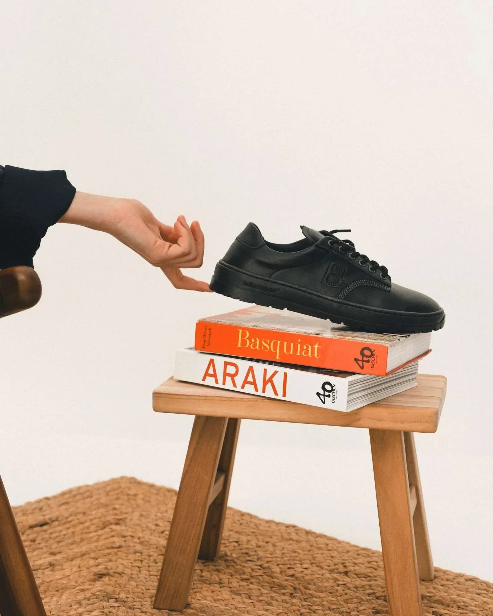 black-shoe-scent-over-books-view-studio - BEFLAMBOYANT