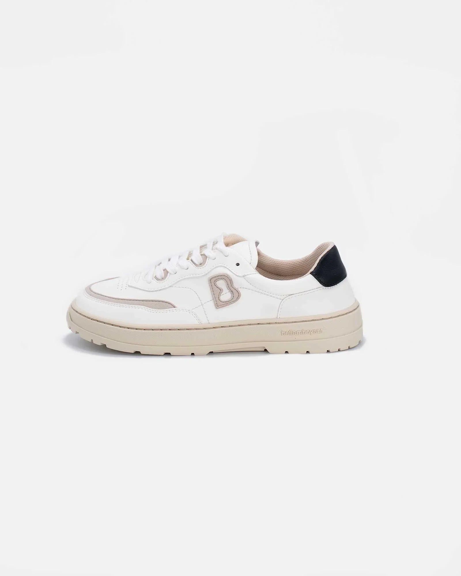 dark-sneaker-purpose-side-view-barefoot-beflamboyant - BEFLAMBOYANT