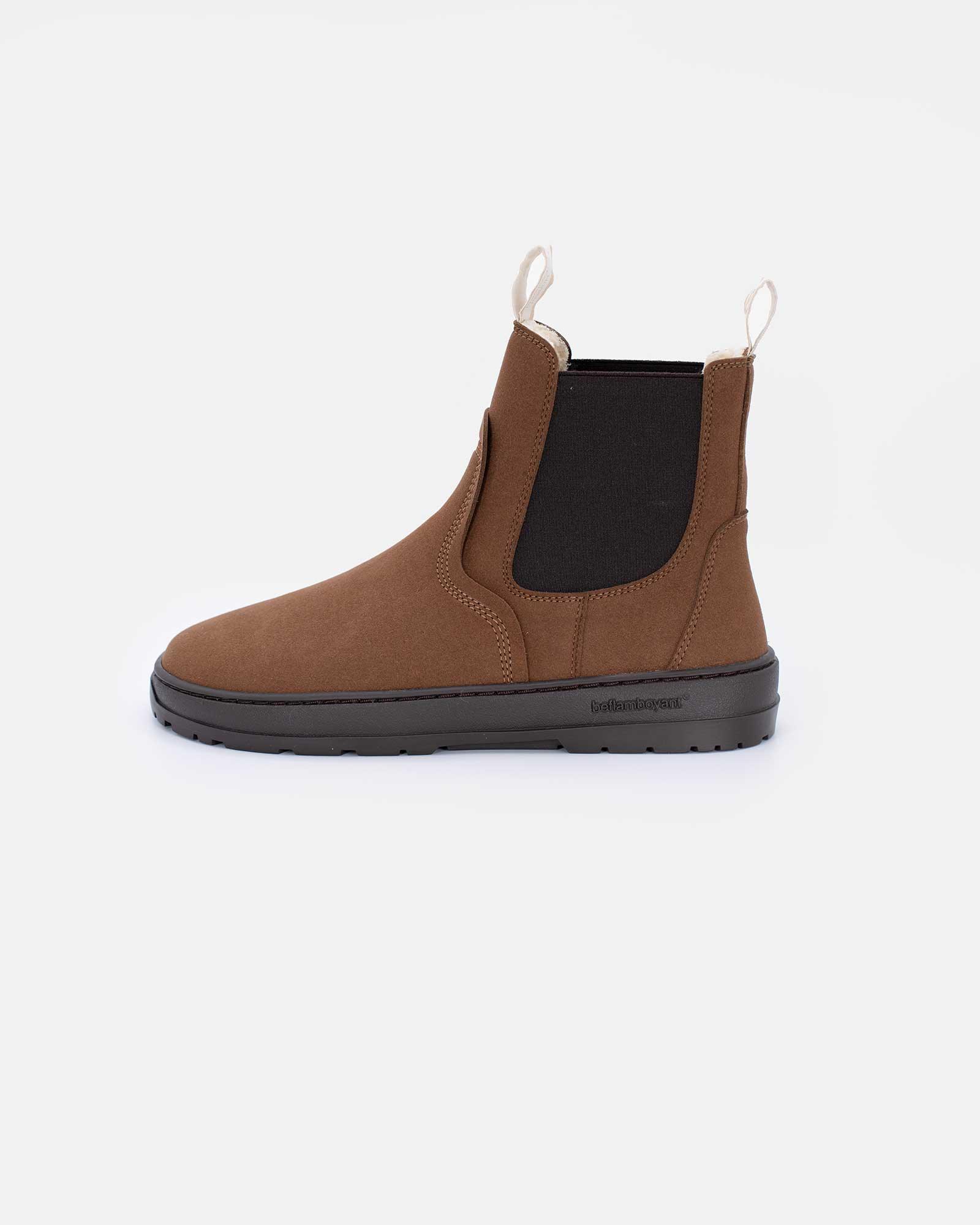 oak-chelsea-boots-senses-side-view-barefoot-beflamboyant - BEFLAMBOYANT