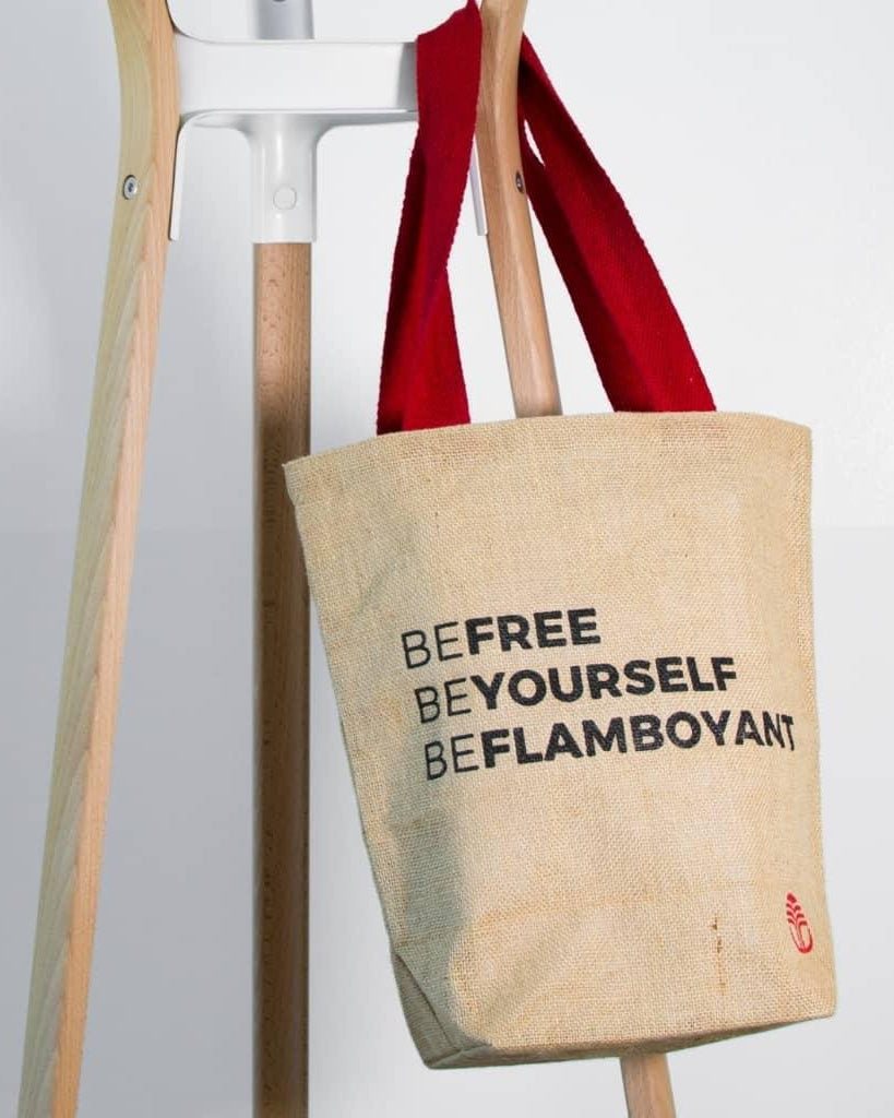 Extra Natural Jute Bag BEFLAMBOYANT