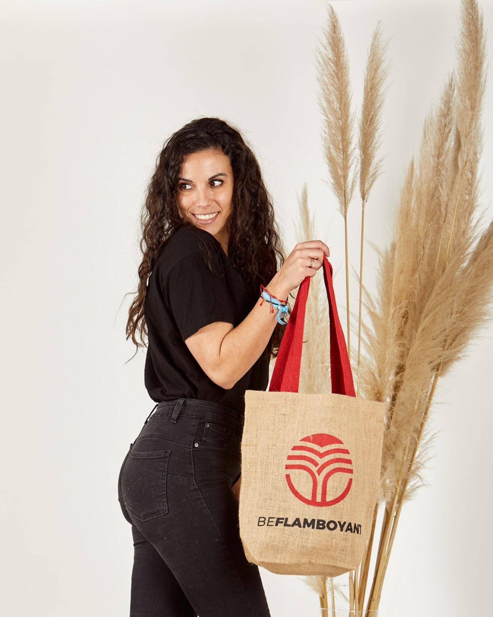 Extra Natural Jute Bag BEFLAMBOYANT