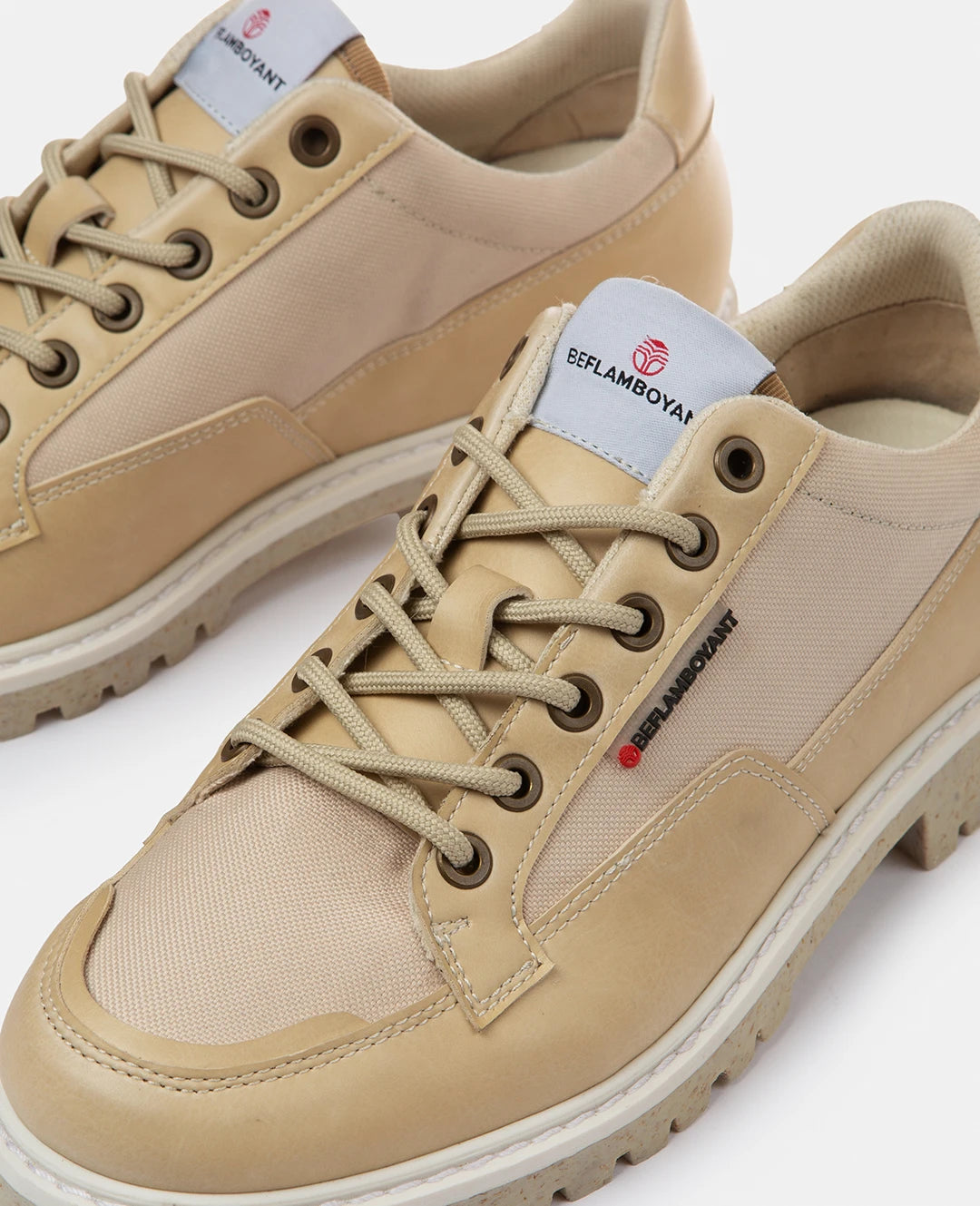 Beige Coco Vegan Shoes - BEFLAMBOYANT