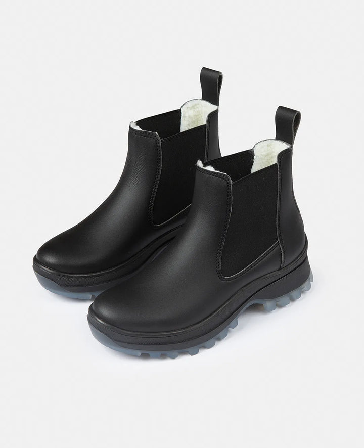 Chelsea Vegan Boots Chunky Black - BEFLAMBOYANT