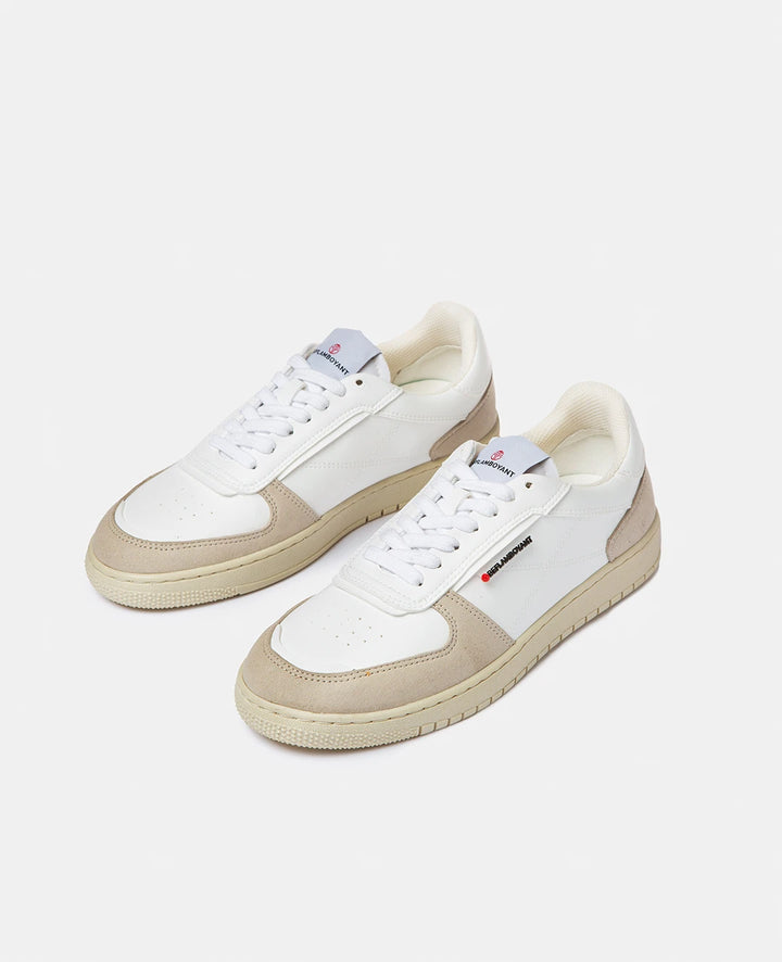 Manimal White Vegan Shoes - BEFLAMBOYANT