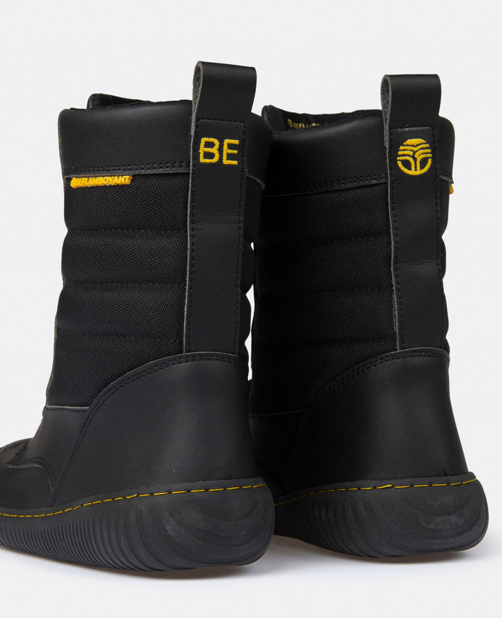 Minimal Black Vegan Barefoot Boots - BEFLAMBOYANT