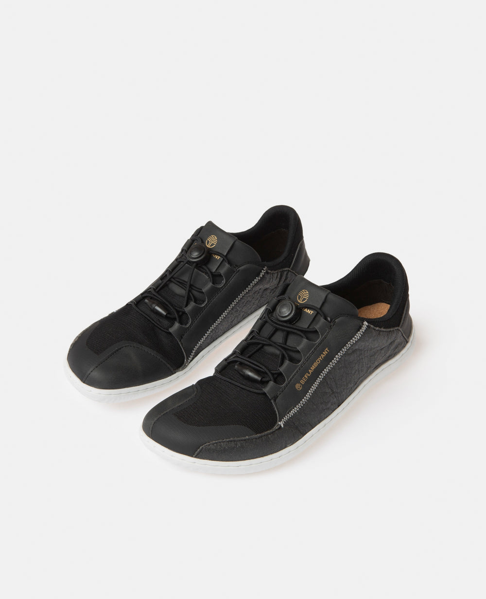 Minimal Black Vegan Barefoot Sneakers - BEFLAMBOYANT