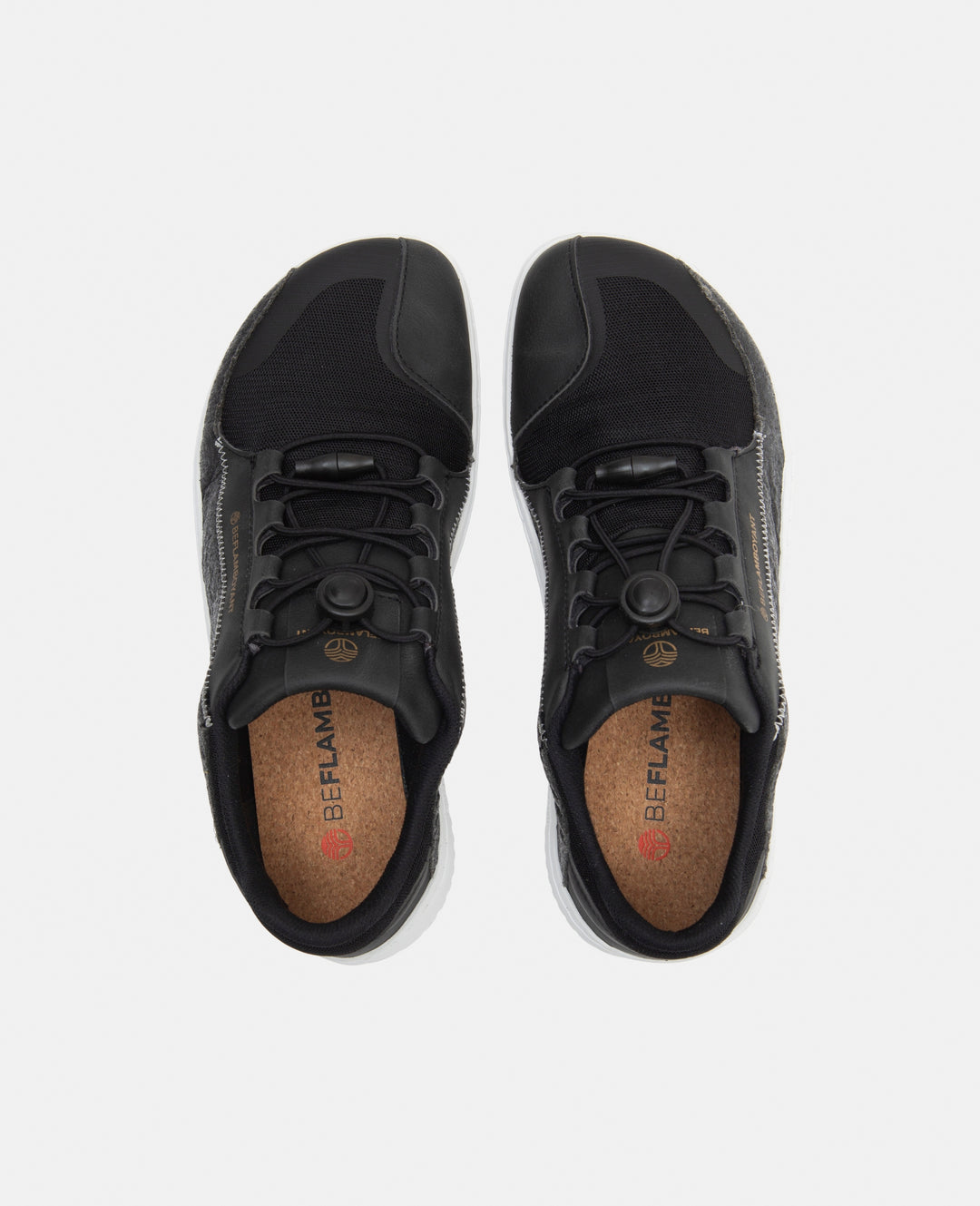 Minimal Black Vegan Barefoot Sneakers - BEFLAMBOYANT