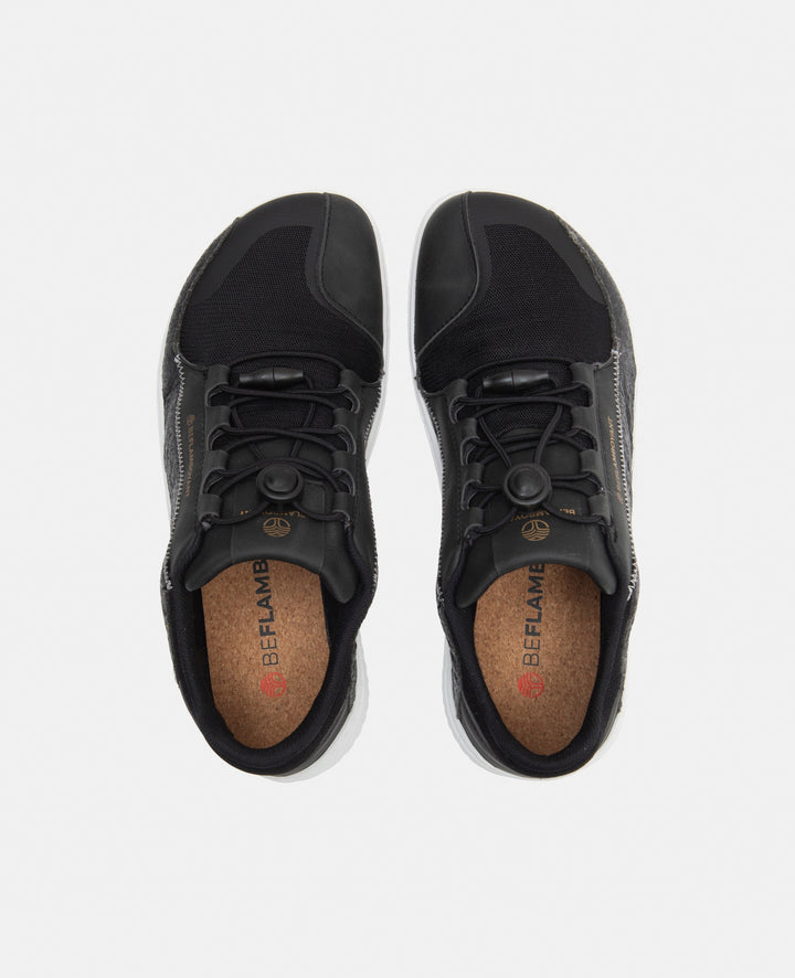 Minimal Black Vegan Barefoot Sneakers - BEFLAMBOYANT