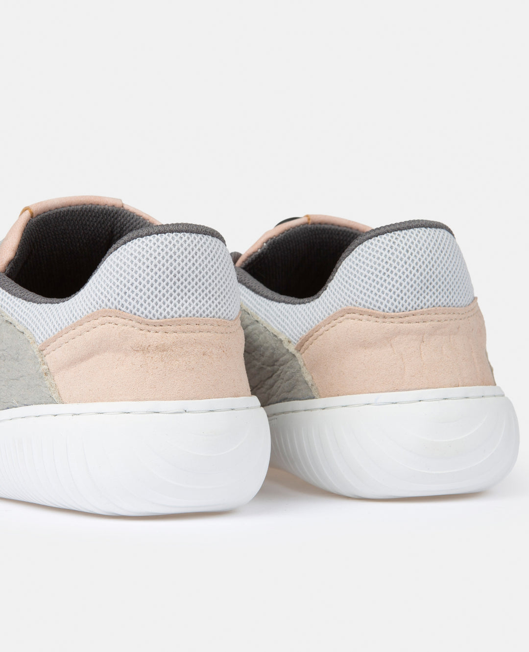Minimal Grey & Pink Vegan Barefoot Sneakers - BEFLAMBOYANT