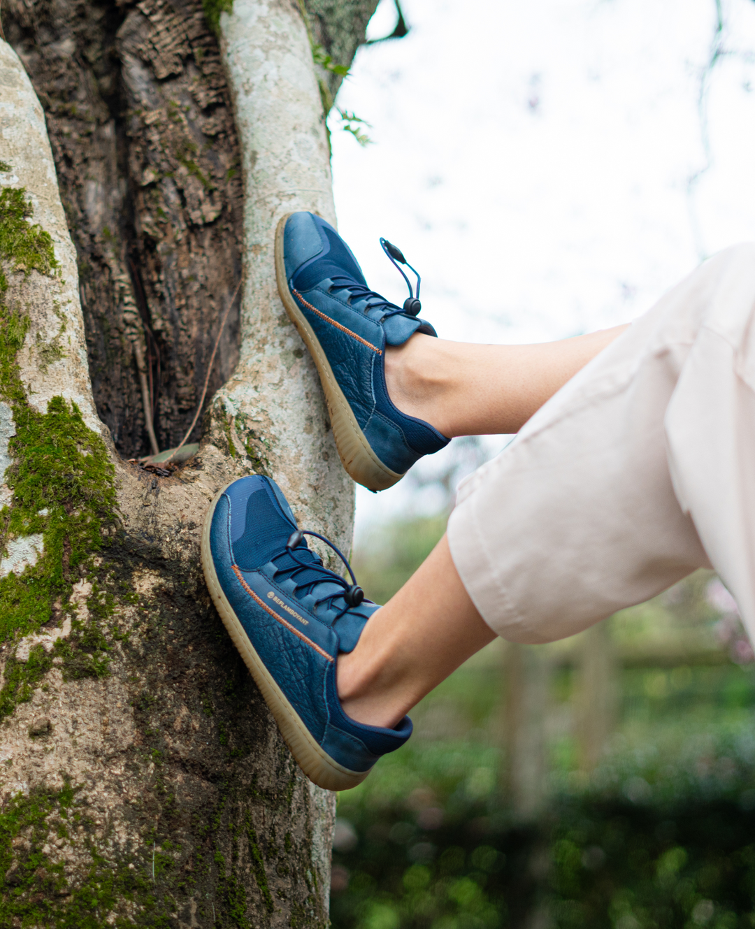 Minimal Navy Vegan Barefoot Sneakers - BEFLAMBOYANT
