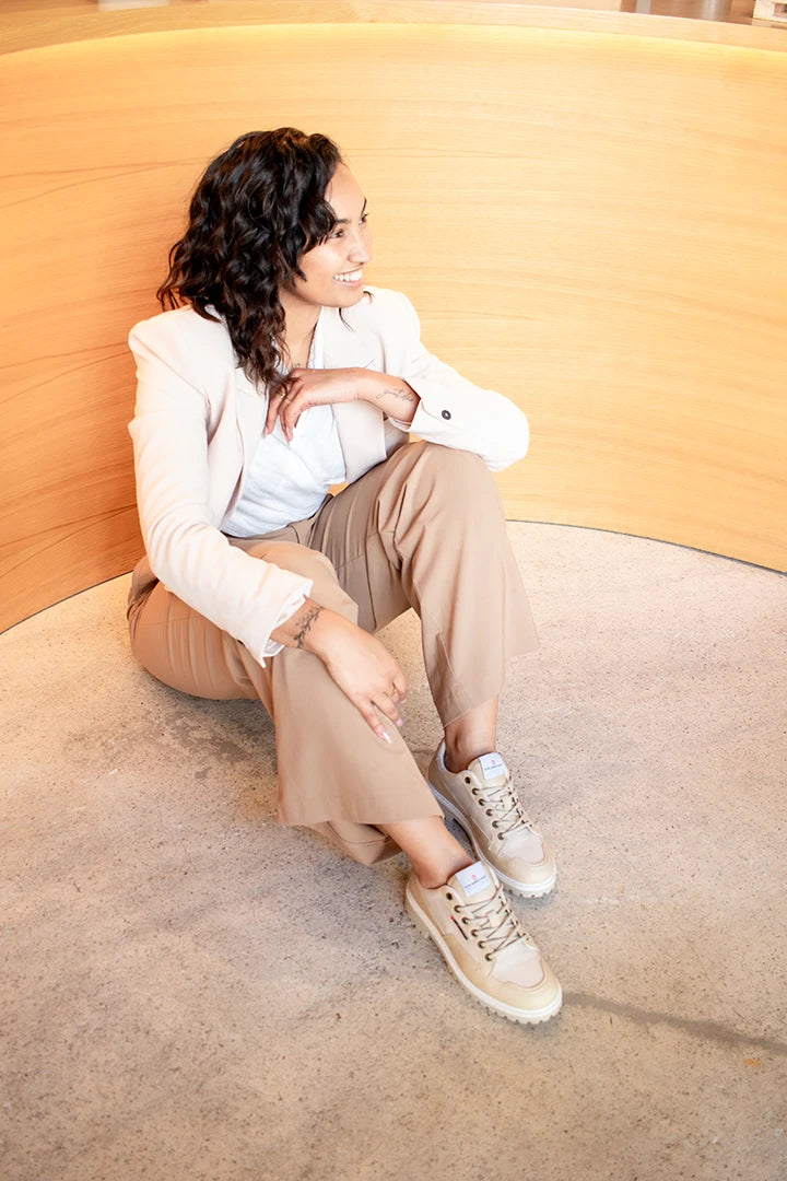 Beige Coco Vegan Shoes - BEFLAMBOYANT