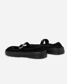 black ballerina barefoot mary jane beflamboyant rear view