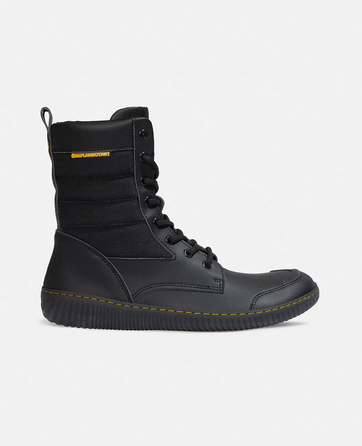 Minimal Black Vegan Barefoot Boots - BEFLAMBOYANT