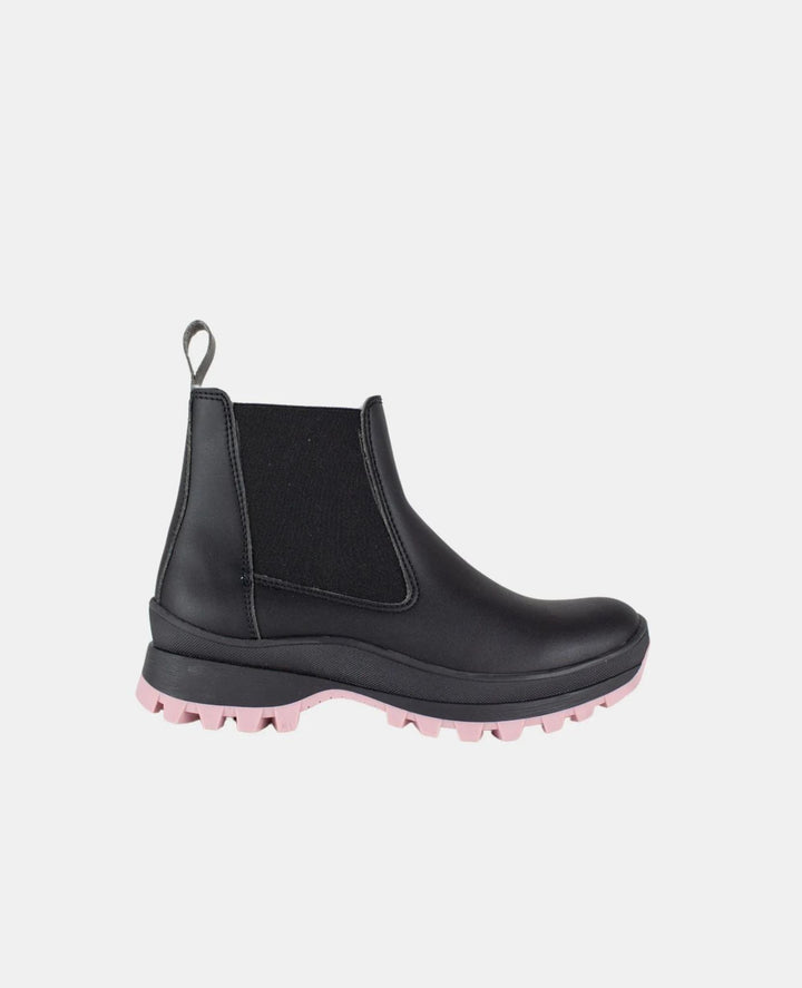 Chelsea Vegan Boots Chunky Pink - BEFLAMBOYANT