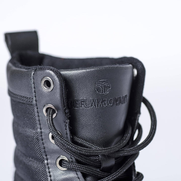 Black Coco High Top Vegan Boots BEFLAMBOYANT