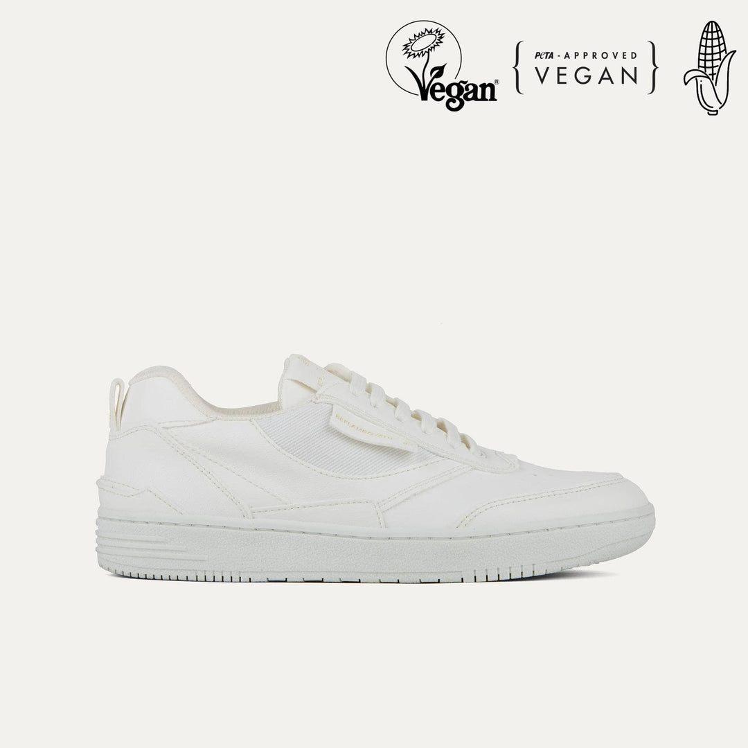 UX-68 White Vegan Shoes BEFLAMBOYANT